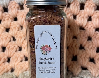 Floral Infused Raw Cane Sugar