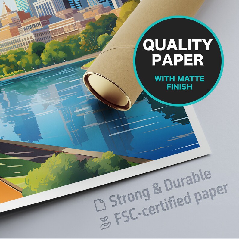 Perth Travel Print, Perth Wall Art, Perth Artwork, Perth Poster Print