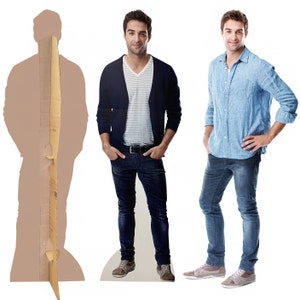 Custom Life Size Cardboard Cutout - Personalized High Resolution Stand Up Custom Cutout - Perfect for Wedding & Birthday, 1ft to 6ft