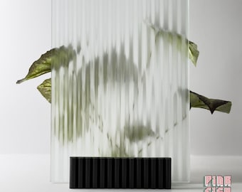 Geriffelte Sichtschutzfolie - Static Cling Frosted Fensteraufkleber