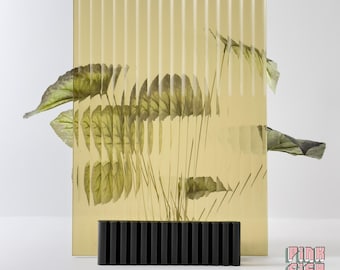 Bernstein Glasfolie - Selbstklebende erdige DIY Wohndekoration