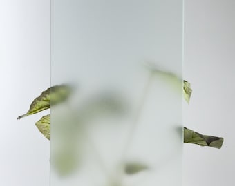 Sichtschutzfolie, glatte Textur, geätzt, selbstklebend - DIY Wohnkultur
