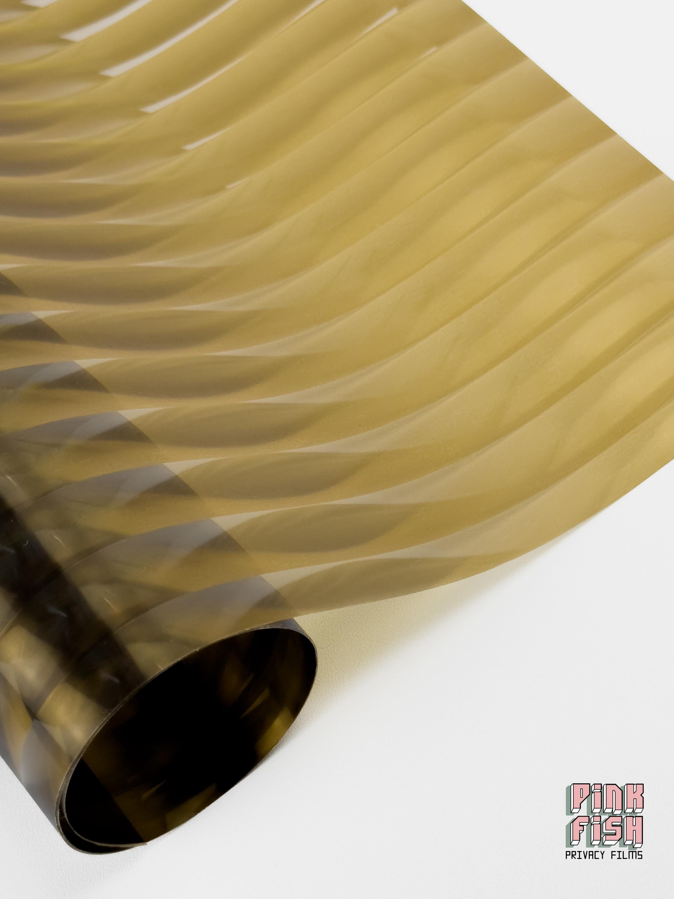 Window Film Ribbed Amber Reeded Glass Privacy Film | Self‑adhesive Ribbed Window Cover ...