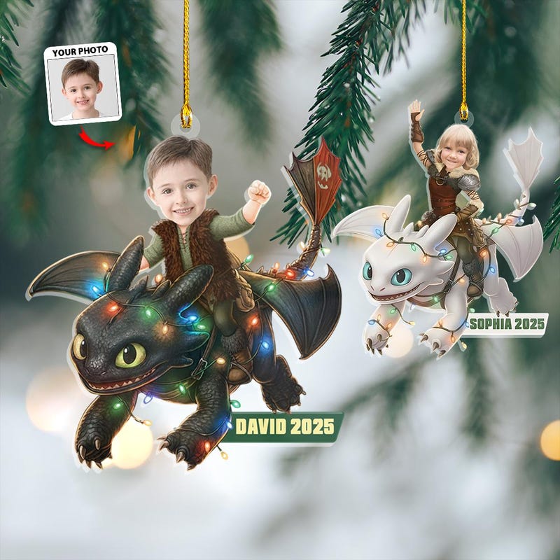 How to Train Your Dragon Ornament - Etsy