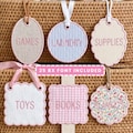 ITH Bag Tag Shapes Applique Bundle l Scalloped Name Tag Embroidery Design l In The Hoop Luggage Tag File l Instant Download product logo