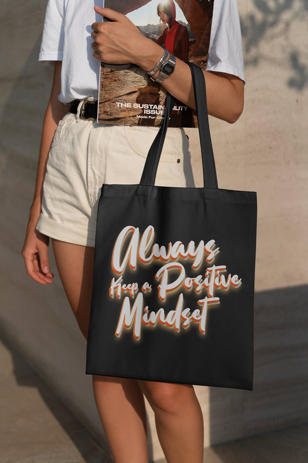 Polyester Canvas Tote Bag AOP Etsy