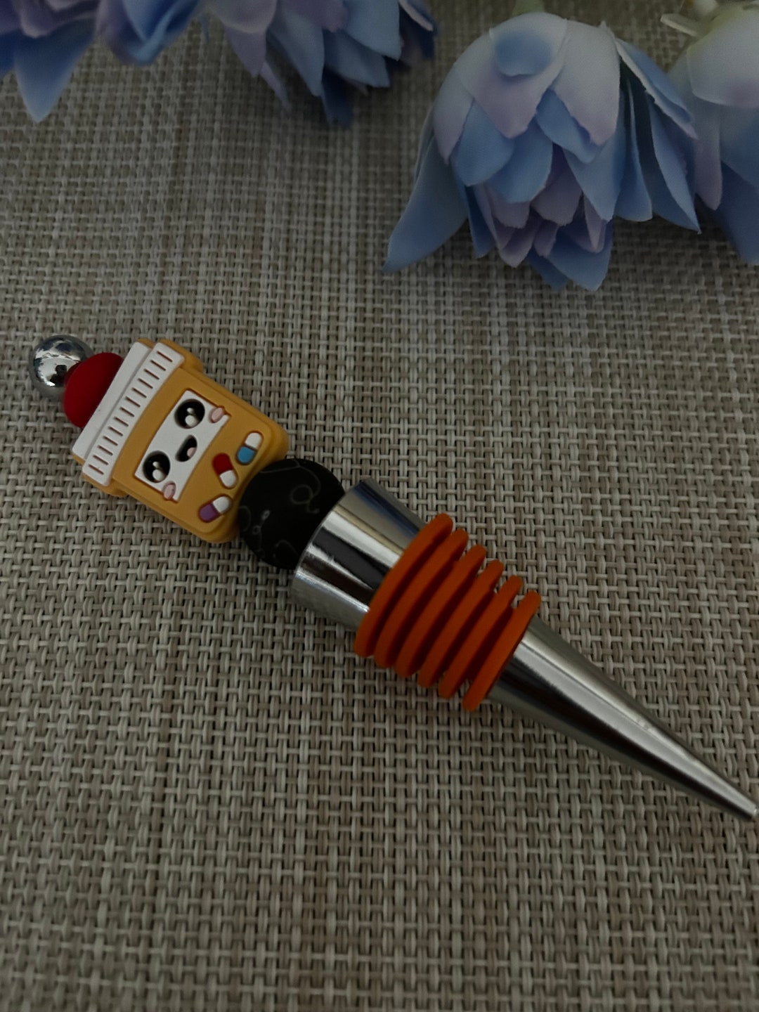 Silicone Bead Wine Stopper/nurse/pharmacist/wine/gift/pill Etsy