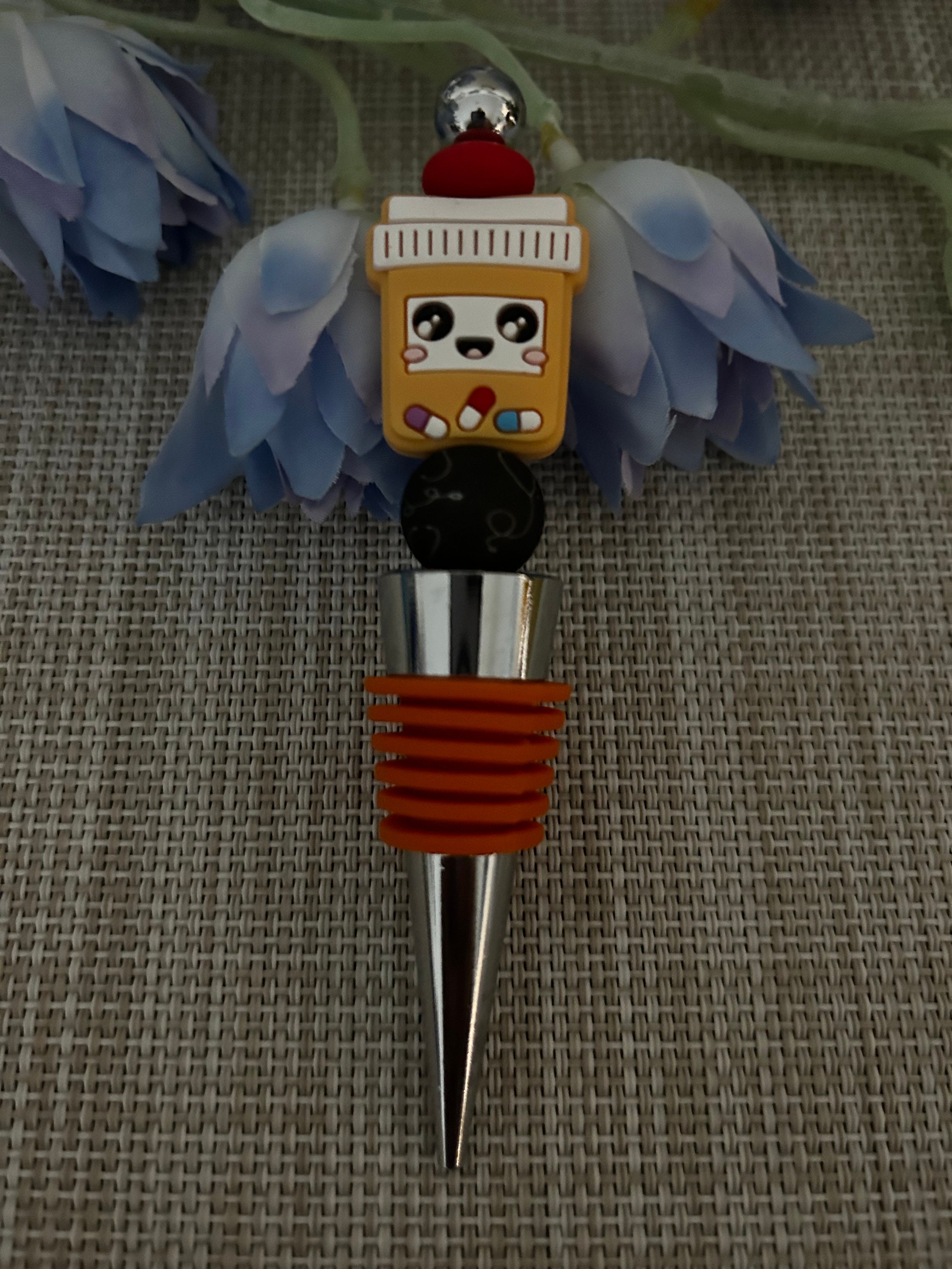Silicone Bead Wine Stopper/nurse/pharmacist/wine/gift/pill Etsy