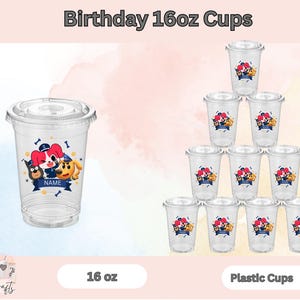 Sheriff Labrador Birthday cup | Custom Safety Sheriff cup | Personalize cups |Safety Sheriff Labrador Boy Birthday Decorations