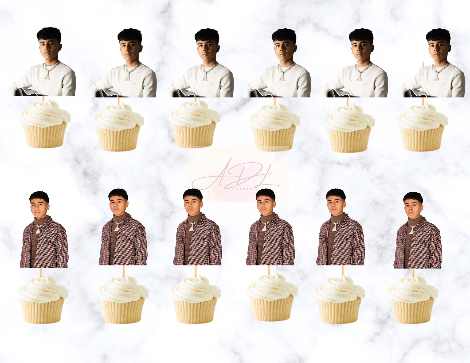 Ivan Cornejo Cupcake Toppers, Ivan Cornejo Party Decorations, Ivan Cornejo Birthday Etsy