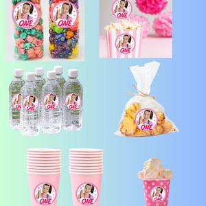 Birthday Ms Rachel stickers, Ms Rachel birthday labels for candy favors and snacks, die cut Ms Rachel