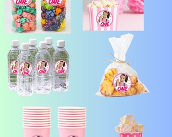 Birthday Ms Rachel stickers, Ms Rachel birthday labels for candy favors and snacks, die cut Ms Rachel