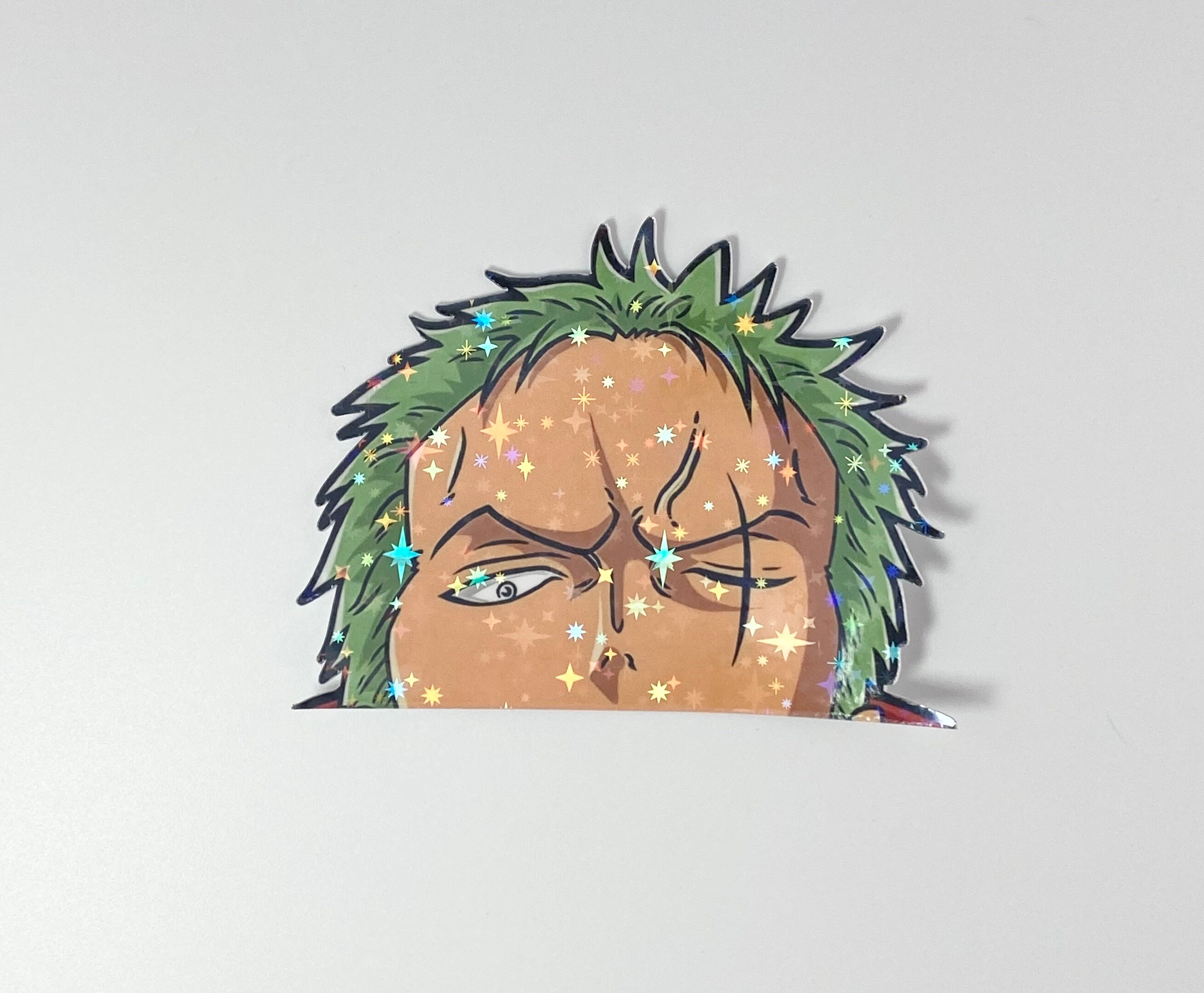 Vinil Sticker Calcomania One Piece Zoro Roronoa Perfil