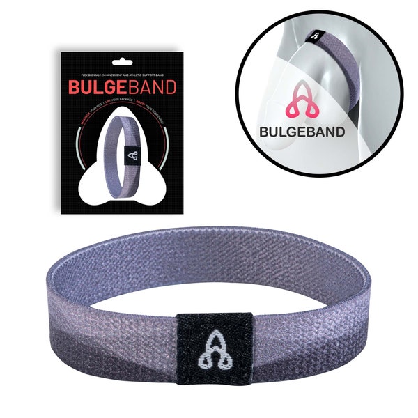 Bulge Band - Flexible Penis Cock Ring Sex Toy (Graphite Gray)