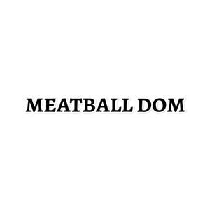 Adesivo de para-choque Meatball Dom