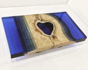 Epoxy Herz Coffee Table, Custom Epoxy Wood Resin Coffee Table, Center Table Furniture
