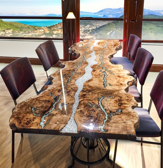 Wood and stone dining table deals