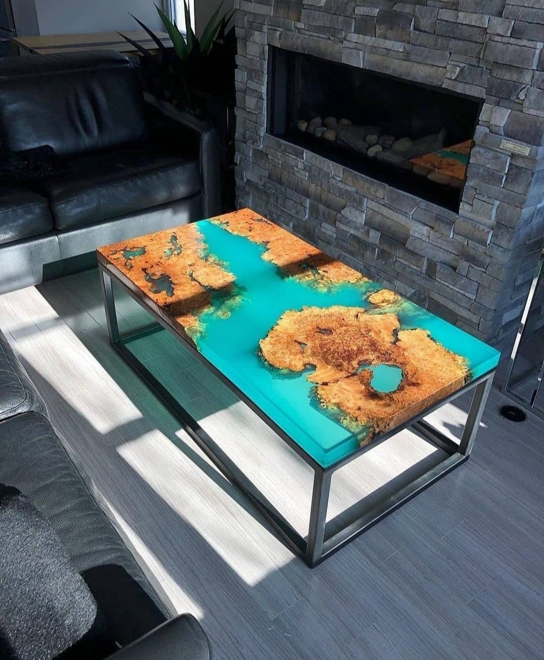 Resin Coffee Table, Handmade Epoxy Coffee Tables, Vivid Edge Eesin ...