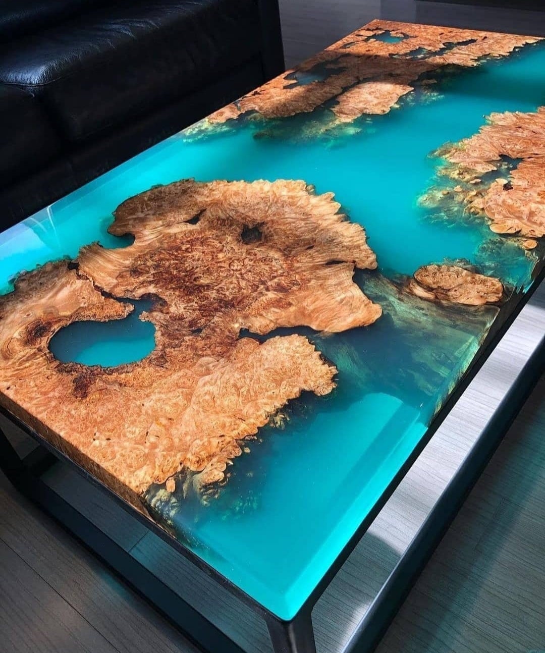 Resin Coffee Table, Handmade Epoxy Coffee Tables, Vivid Edge Eesin ...