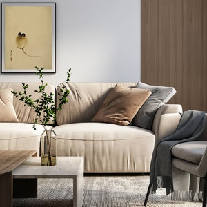 Malarstwo japońskie, Shibata Zeshin, plakat do wnętrz, wystrój wnętrz, sztuka ścienna, abstrakcyjny design,