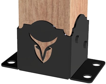 6x6 Heavy Duty Post Anchor - Affordable | Sturdy | Reliable | Wall Hugger | Universal 6x6 Bracket