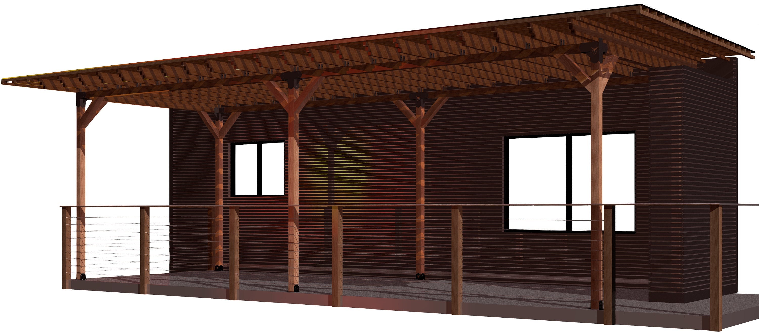 Diy Rectangle Pergola Brackets Kit | Deck Cover | Rain Proof | Entertainment Area | Rainproof | Outdoor Living | Lumber not included