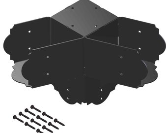 DIY 6x6 Heavy Duty 45-Degree Octagon Bracket | 1-Pack | Craft with Confidence - American Made