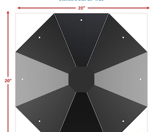 DIY Weatherproof Octagon Gazebo Roof Peak Cap: Durable Metal Cover (3-12 to 6-12 Pitch)