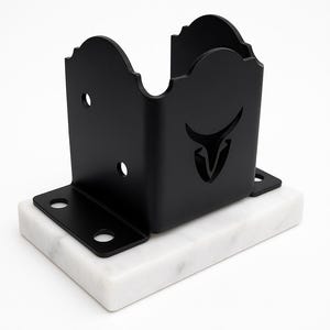 Heavy Duty 4x4 Post Anchor Bracket: DIY Deck Rails, Low Profile
