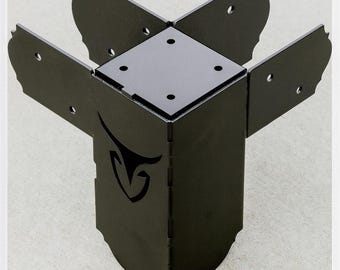 DIY Heavy Duty 4x4 Elbow Bracket: 90 Degree Woodworking Hardware