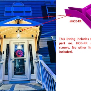 Gable End Truss Rafter Bracket: 5-12 Pitch, Heavy Duty DIY Roofing