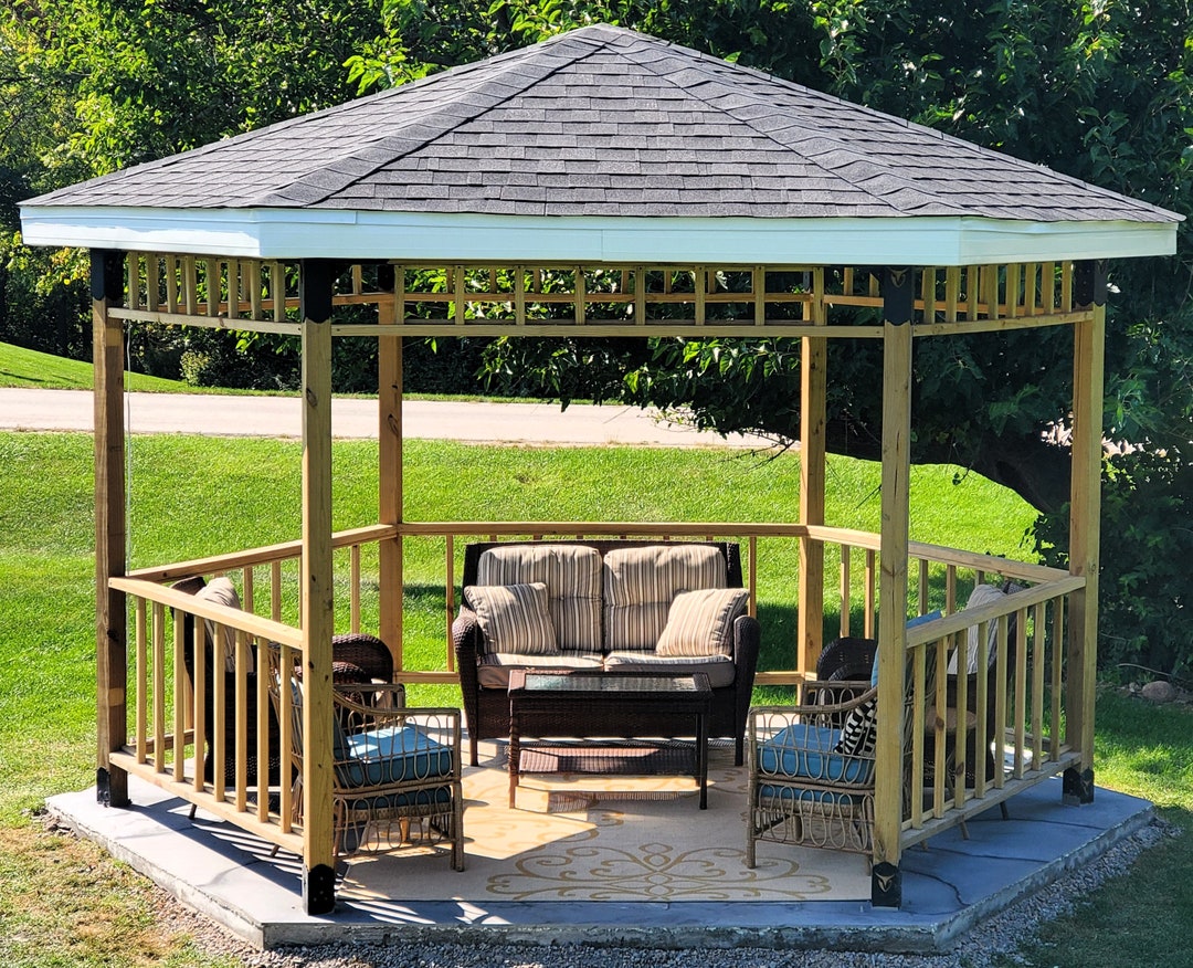 Diy Hexagon Gazebo Diy Gazebo Patio Covering Diy Pergola Diy Gazebo
