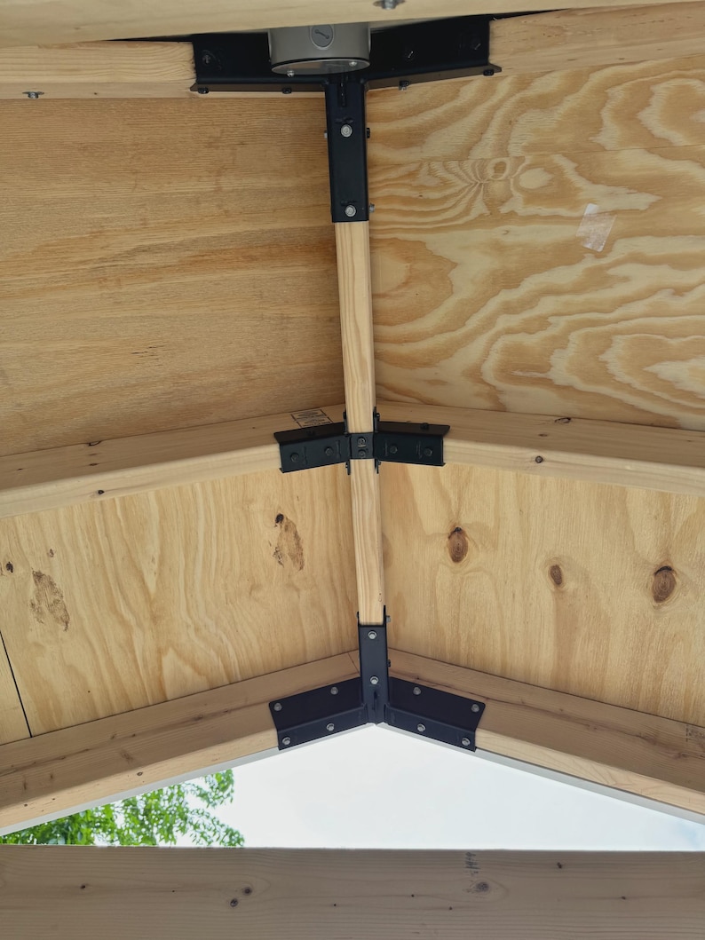 DIY Heavy Duty Ridge Rafter Bracket: 4-12 Pitch, Tiny Home DIY - Etsy