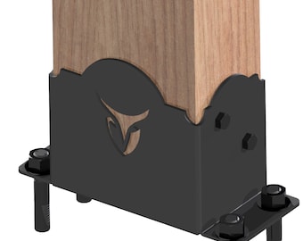 Heavy Duty 4x6 Post Anchor Bracket for concrete| Affordable and Sturdy