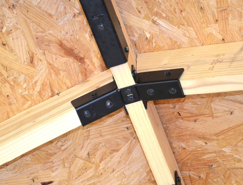 Heavy Duty Ridge Rafter Tie Bracket: 5-12 Pitch Roof, Tiny Home - Etsy