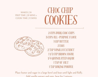 Classic Chocolate Chip Cookie Recipe (Colour)