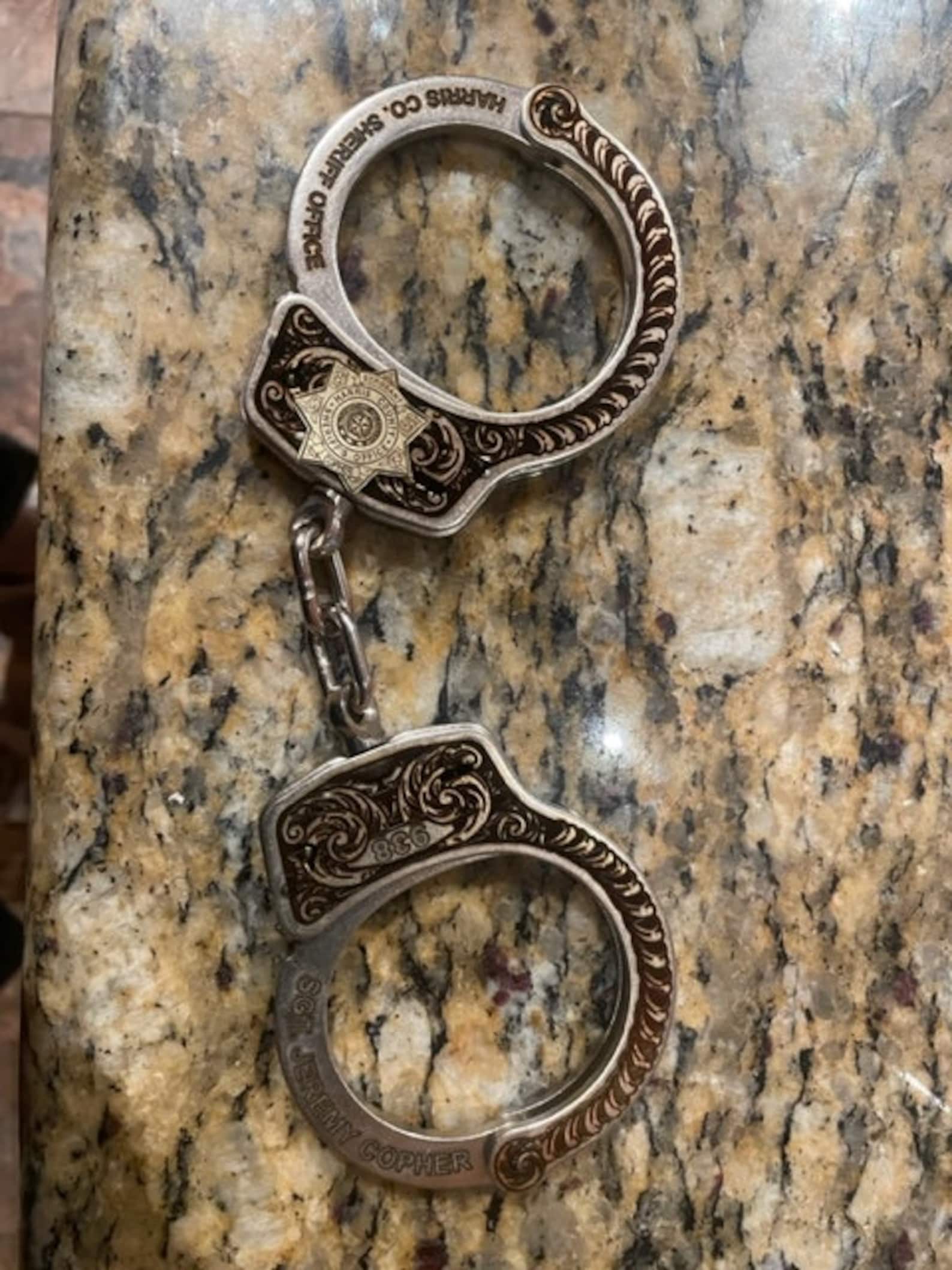 Handcuffs Custom Engraved Etsy