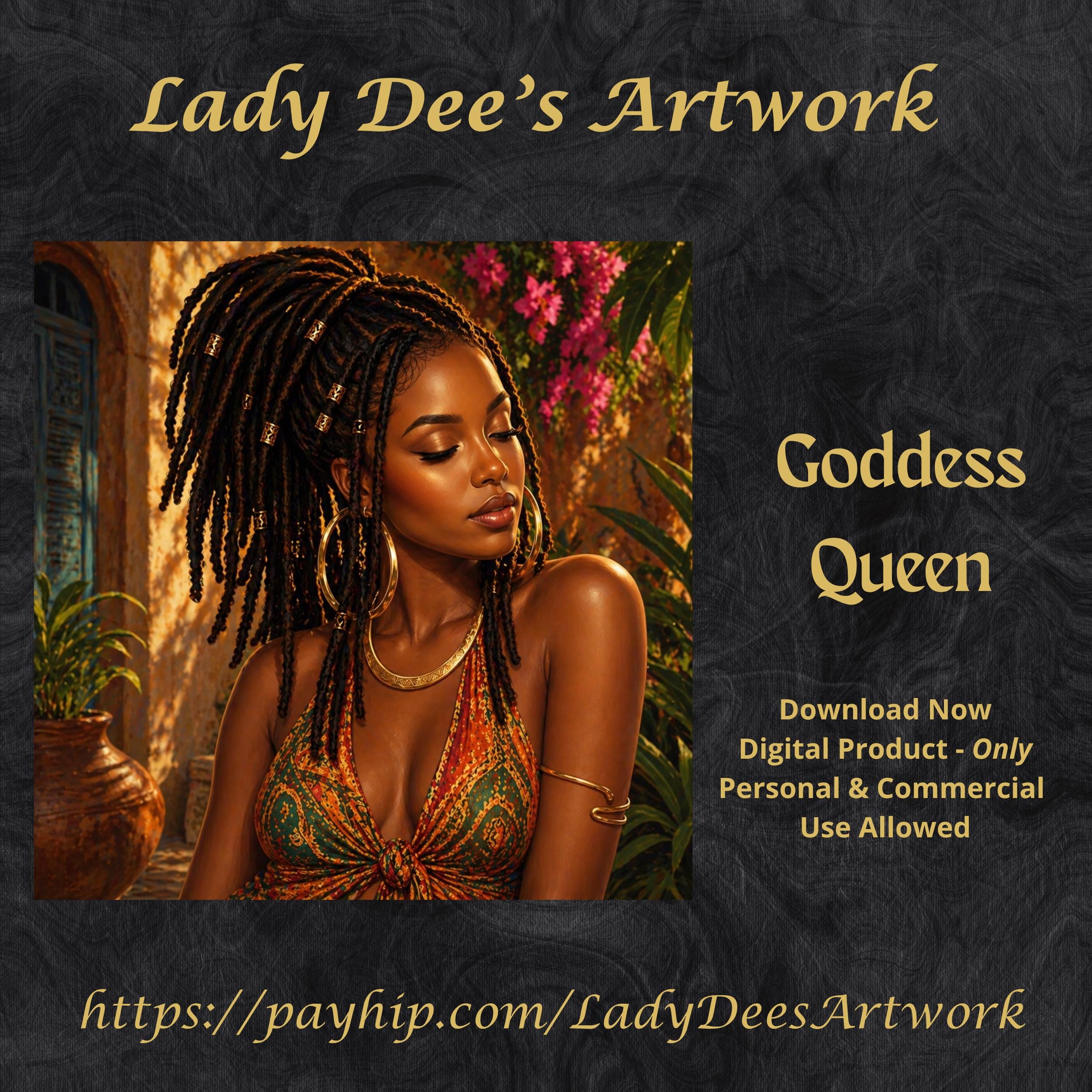 Goddess Queen - Digital Download - Printable - PNG - Etsy