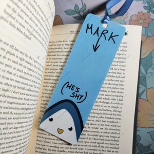 BookMARK Penguin Pun – double-sided Laminated Bookmark