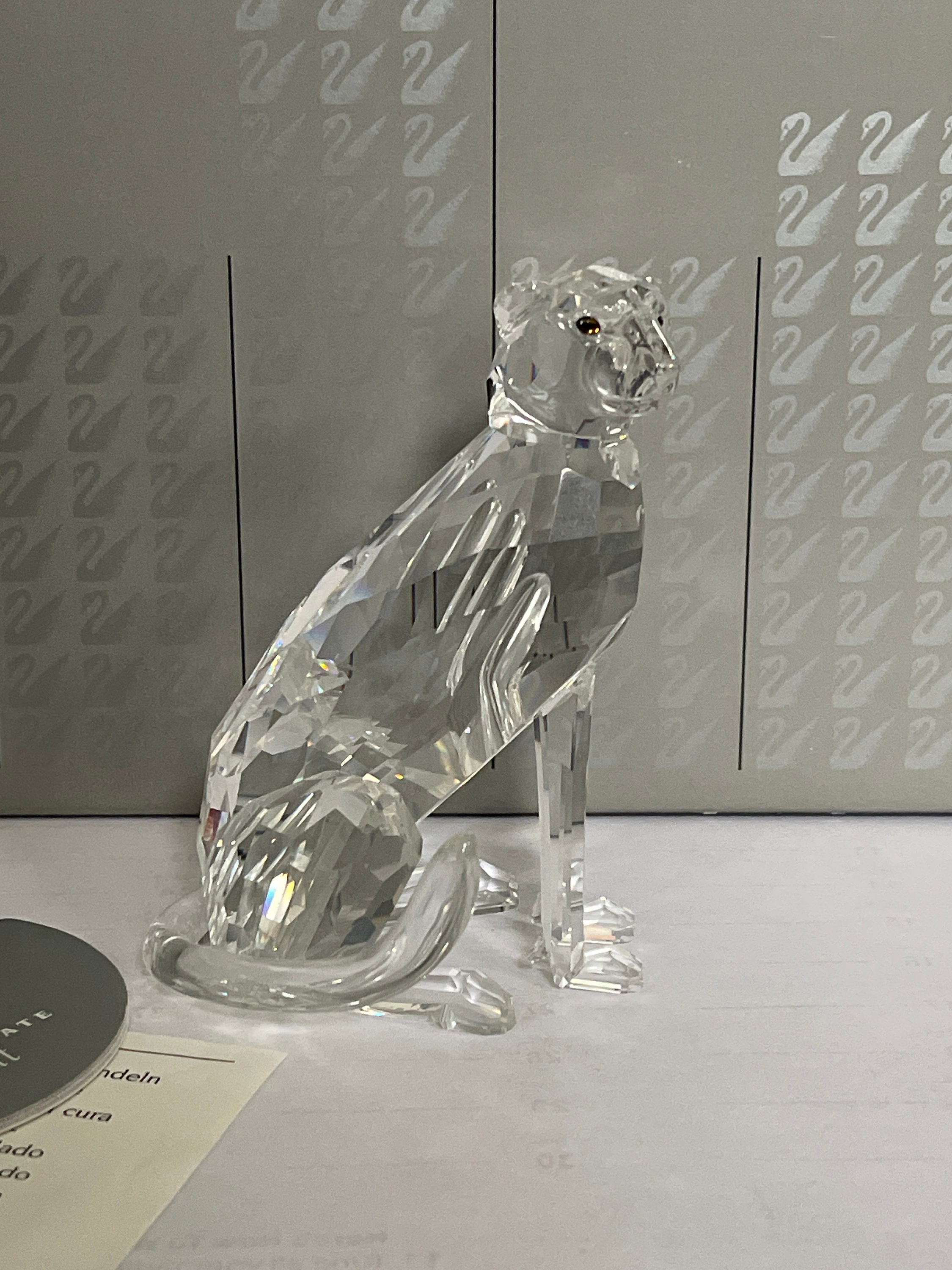 Swarovski Crystal CHEETAH #183225 Retired African Wildlife
