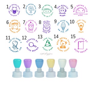 Classroom Stamps Non Custom Stamp Custom Teacher Stamp Personalised Teacher Stamps Well Done Stamps Teacher Gift  Stamps Teacher Punny Stamp