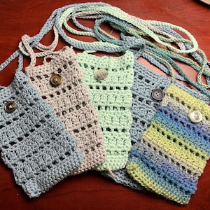 Crocheted Cell Phone Crossbody/Shoulder Bag Variety zdjęcie 1
