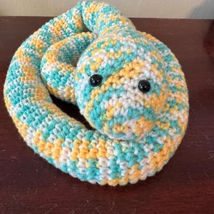 Plushie - Snake - Emotional Support - Stuffy - Stuffed Animal - Amigurumi
