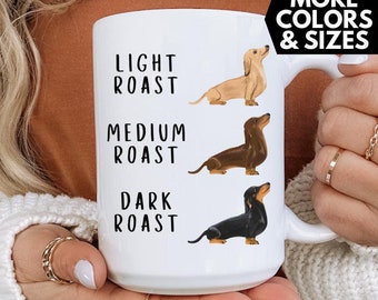 Dachshund Coffee Mug Wiener Dog Mug Dog Mom Gift Coffee Lover Tea Lover Present Pet Parent Gift Funny Dog Cup Animal Lover Ceramic Cup Hot