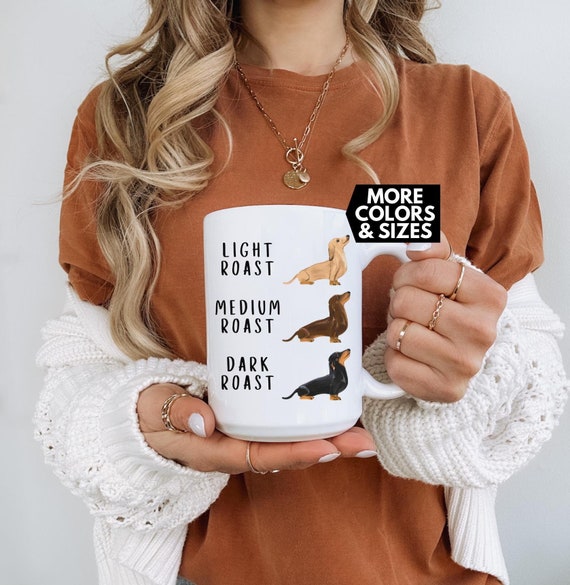 Dachshund Coffee Mug Wiener Dog Mug Dog Mom Gift Coffee Lover Tea Lover Present Pet Parent Gift Funny Dog Cup Animal Lover Ceramic Cup Hot