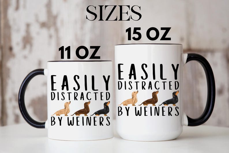 Weiner Dog Gifts Dachshund Gifts Dog Lover Gifts Funny Coffee Mug Pun Gifts Coffee Mug Dachshund Decor Dog Decor Dog Lover Decor Pun Decor Funny Decor
