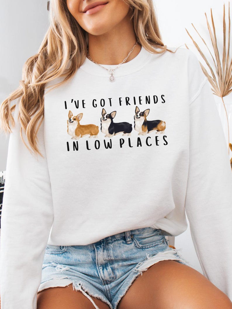 Gift for Corgi Mom Crewneck Welsh Corgi Lover Sweater Gift Corgi Mama Present Gift Corgi Dog Parent Kids Corgi Shirt Funny Corgi Sweatshirt