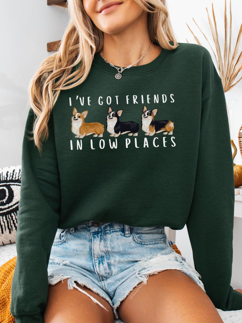 Youth Corgi Sweater Corgi Mom Gift for Her Womens Corgi Sweatshirt Dog Parent Present Funny Kids Corgi Sweatshirt Gift for Corgi Lover Crewneck