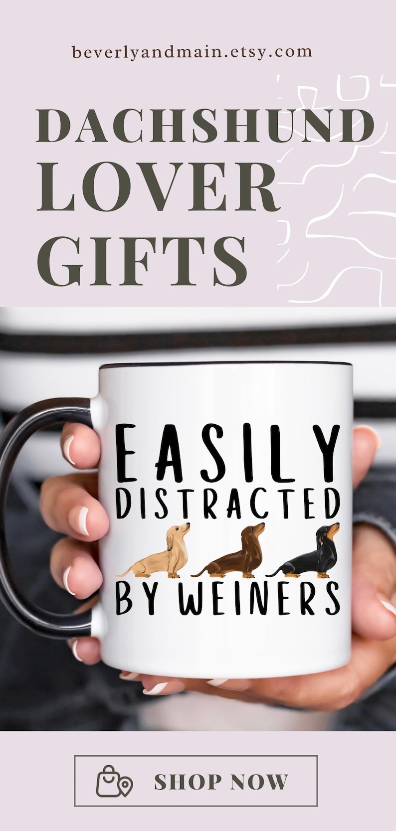 Dachshund Mug Weiner Dog Mug Funny Dog Mug Pun Mug Dog Lover Gift Dachshund Gift Novelty Mug Dog Themed Mug Coffee Mug with Dogs Dog Breed Mug