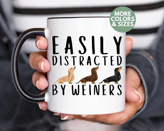 Dachshund Mug Weiner Dog Funny Dog Mug Pun Gifts Dog Lover Novelty Coffee Mug Ceramic Dog Breed Decor Doxie Lover Cup Sausage Dog Present